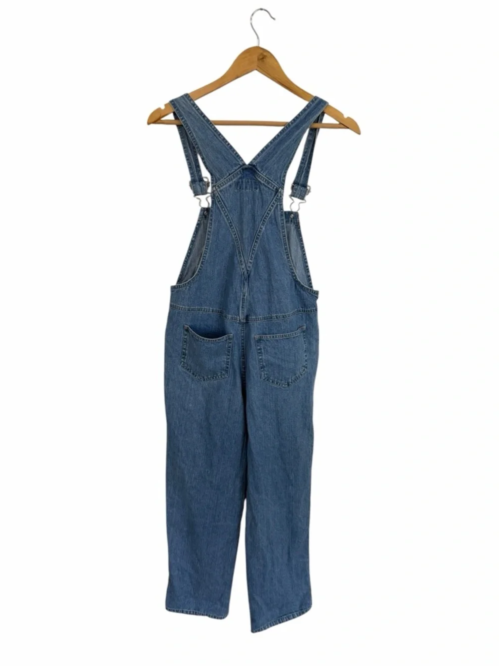 Vintage 90s XHILARATION Straight Leg Bib Overalls Light Wash WOMEN'S Small Y2K